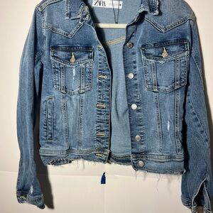 Zara Light Blue Denim Jacket